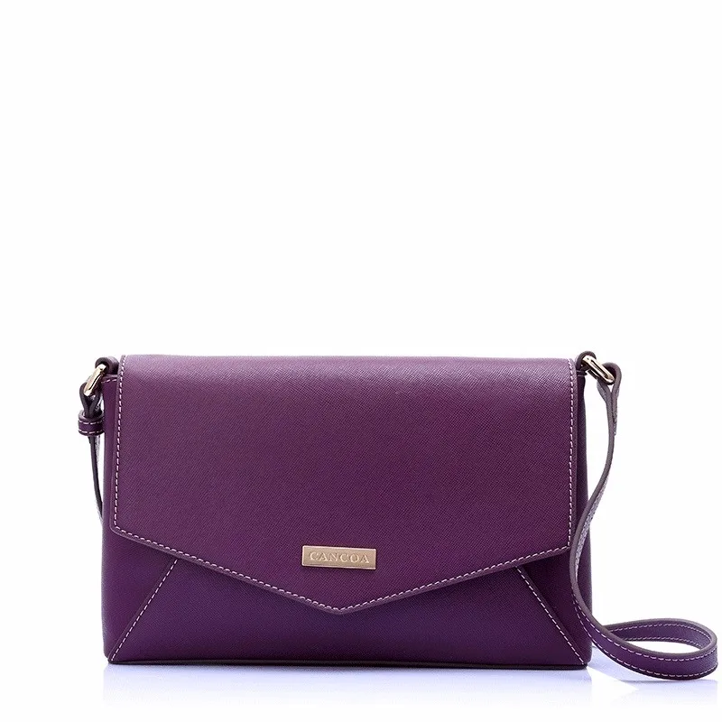 CC2032C-Best sell urban style cowhide leather fashion ladies burgundy shoulder bags