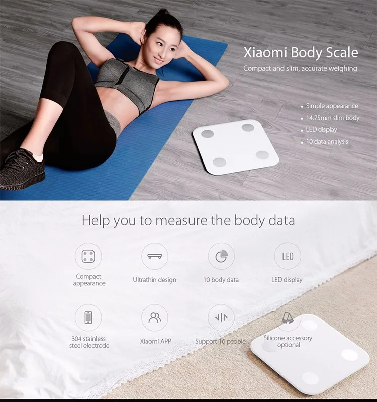 Xiaomi Mi Smart Scale 2 App \u0026 Body 