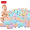 zhorya bulk high quality eco-friendly 6 cm cheap kids plastic clear ball pit balls
