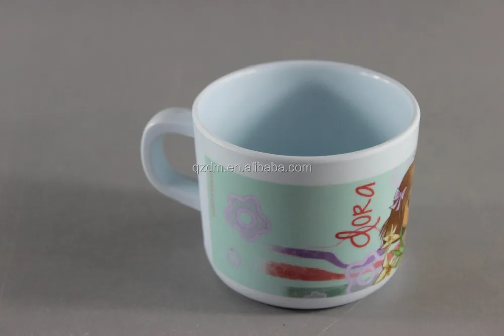 Food Grade One-Handle Melamine Milk Mug For Kid