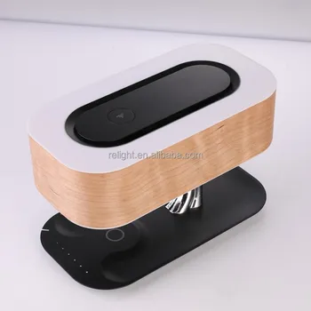 Wireless Charging Side Table Lamp With Portable Bluetooth Speaker Wireless Charging Side Table Lamp With Portable Bluetooth Speaker
