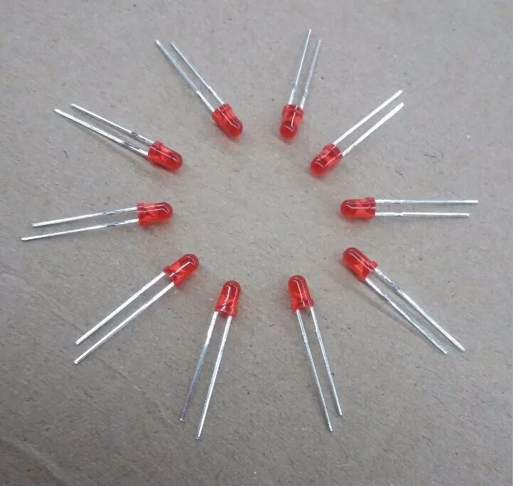 super bright 3mm/5mm long pin red color led light emitting diode, light emitting diode