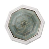Octagonal PVC window fixed tempered glass American style window