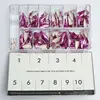 504pcs Half Cover Metallic gold Stiletto Nail Tips Eagle Nail Tips