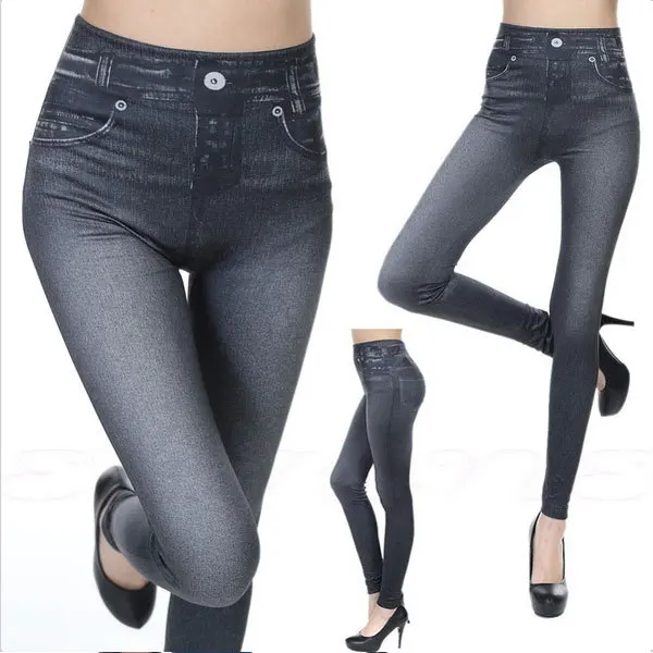 Wholesale High Quality Ladies Sexy Denim Leggings Jeans Leggings Buy