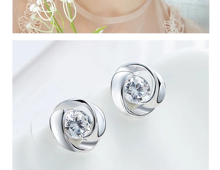 925 Silver Cz Cheap Fake Diamond Stud Earring Buy Cheap Fake Diamond