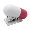 promotional mini Cutes capsule shaped manual stapler