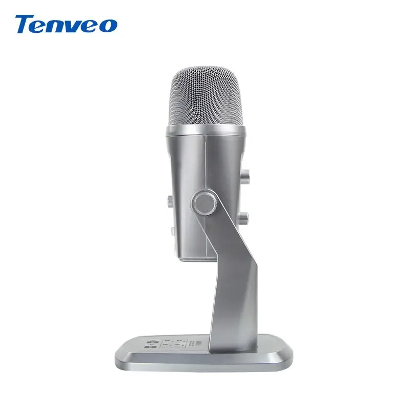 Tenveo AX5 plug-and-play USB 3.5 mm array conference microphone for live video streaming - ANKUX.COM