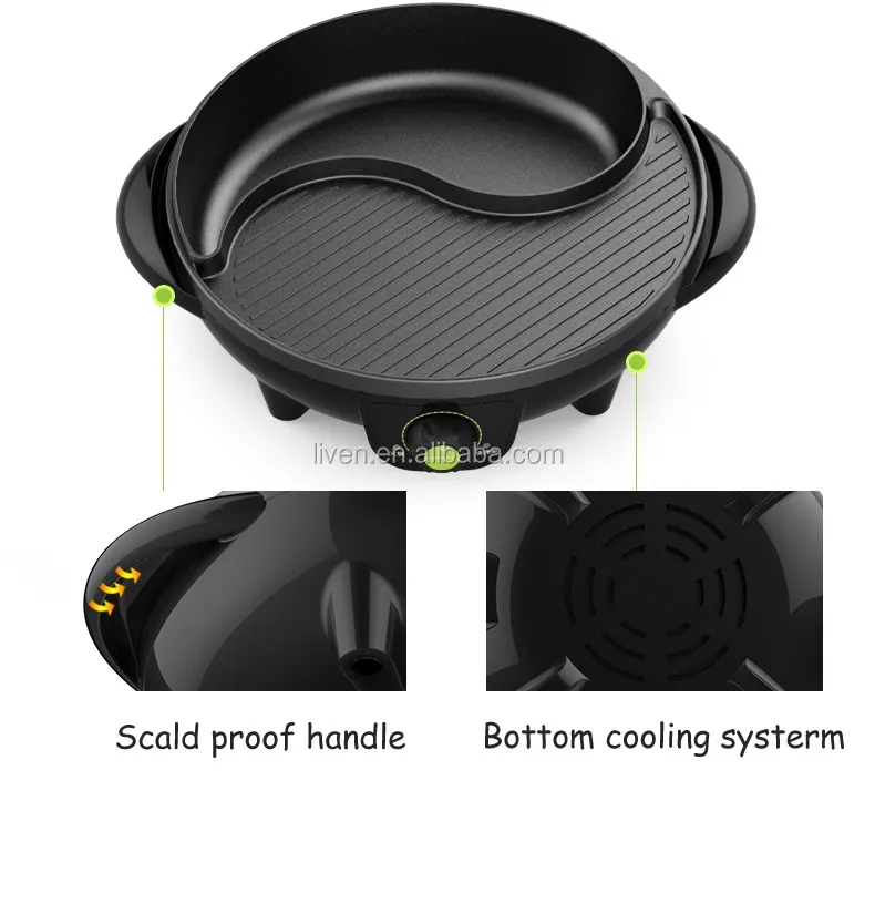 SK-J3200A NEW STYLE  Smokeless Bbq Grill Tool Set With Hot Pot