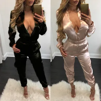 satin silk jumpsuit