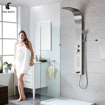 Sanitary Ware Bathroom Rain Shower Set Stainless Steel Shower