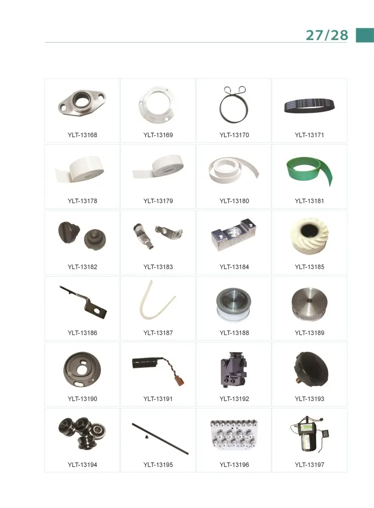 Tajima Embroidery Machine Spare Parts Belt Green Color Tajima Parts