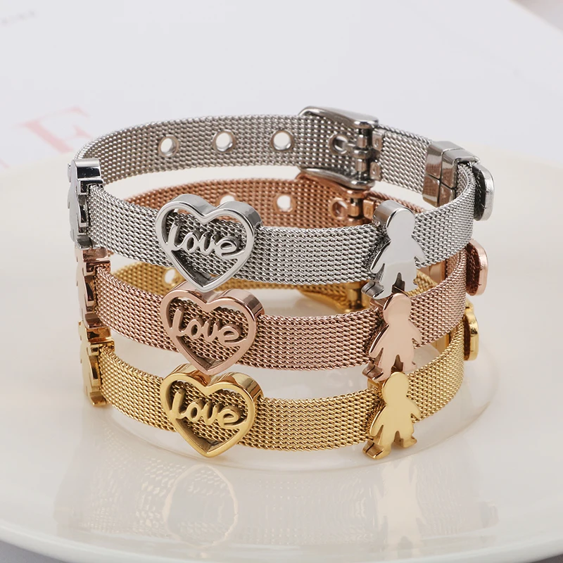Wholesale Price Simple And Fashionable Best Selling Love Pattern Charming Turkish Style Bracelet For Girls