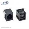 Telephone RJ11 Straight Angle 4 Core Telephone Jack