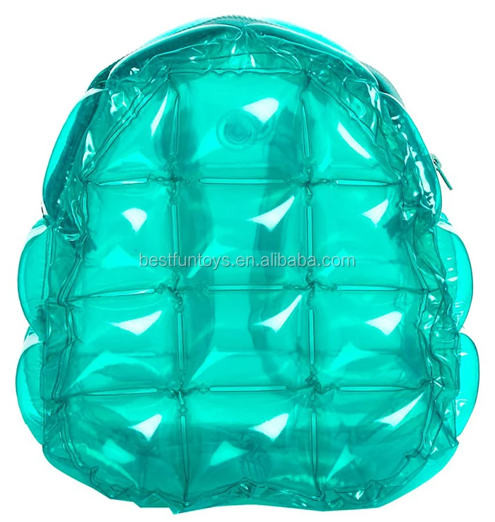 Factory Customized Pvc Inflatable Bubble Backpack Bag Kids 