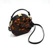 2019 Shenglu vogue tortoise clutch round marble acrylic elegant purse clutch bag sac a main bag (XJEB1247)