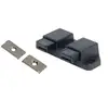 White/Black ABS Ferrite Magnetic Catch double rectangular Door Magnet