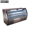 clod deli refrigerated cake display cases /cake display supermarket showcase freezer refrigeration/ gravity coil cooling system