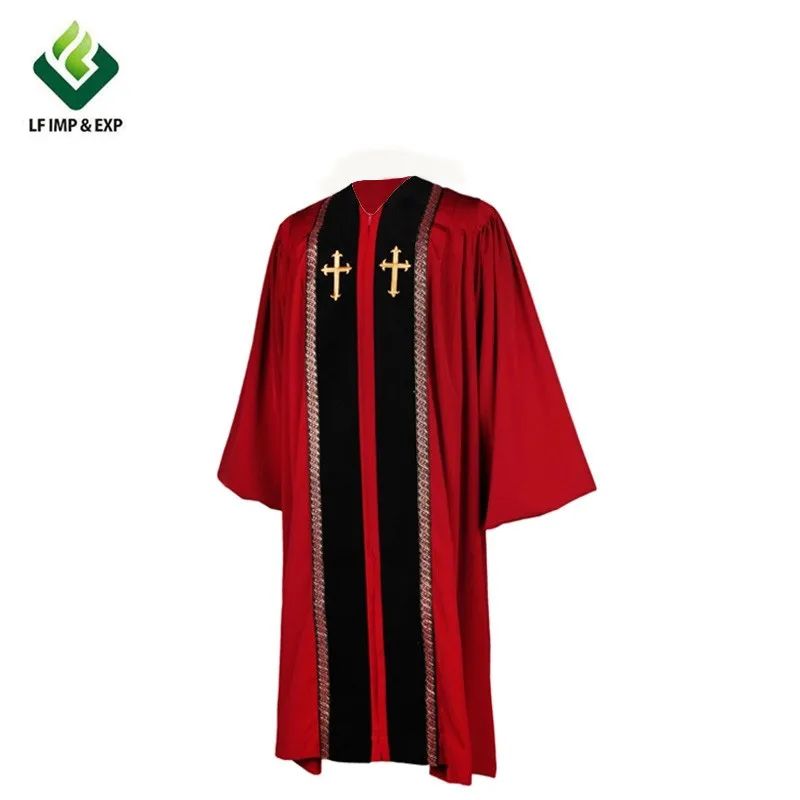 Oem Service Church Choir Uniforms Wholesale Clergy Choir Robes