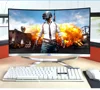 computer monoblock all in one computer pc desktop all in one 23.8 inch curved surface i3 i7 i5 without cpu ssd ram diy computer