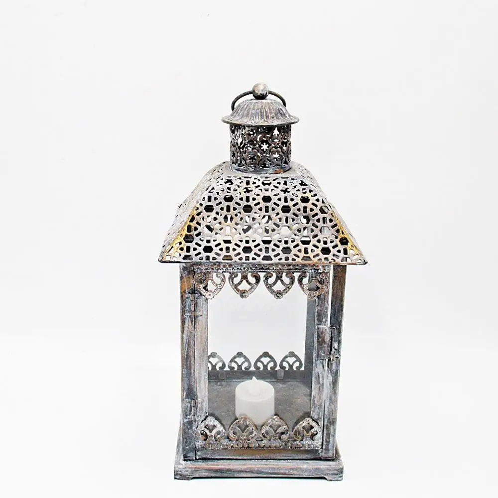 
New Product High Quality Moroccan Metal Lantern Antique Vintage Style for Outdoor Indoor Home Garden Wedding Decoration 