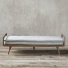 Scandinavia style high quality solid wood bed end bench