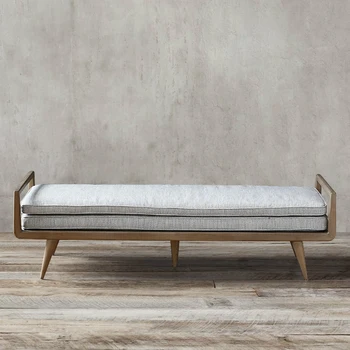 Scandinavia Style High Quality Solid Wood Bed End Bench - Buy Wood Bed