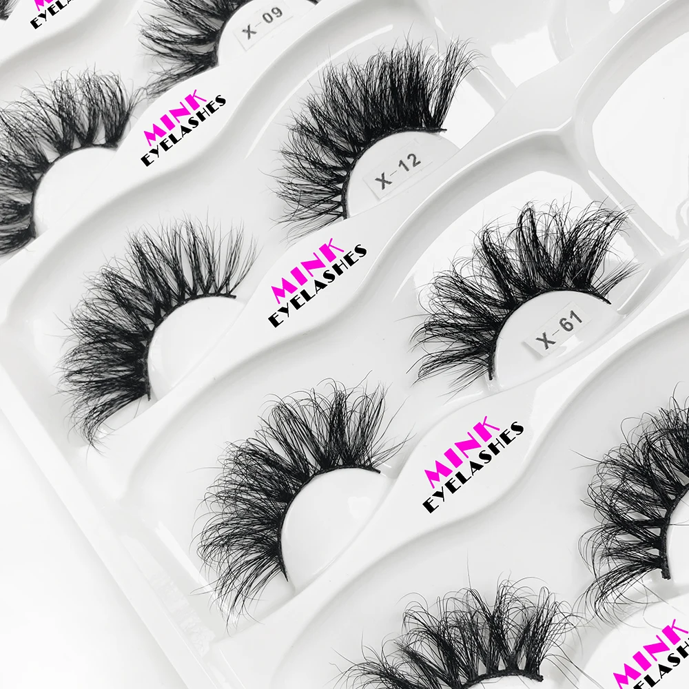 Wholesale Unique Super Long Eyelashes 25mm 5d 3d Mink Lashes Vendor In