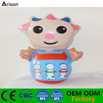 Small Animal Tumbler Doll Inflatable Desk Bop Bag For Children Toys Punching Kick Boxing