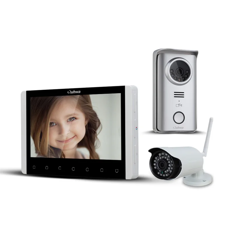 
2.4G wireless 7 inch screen video door phone 