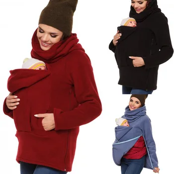 Autumn Spring Maternity Clothes Hoodies Pregnant Women Waxed Coats With Kids Autumn Spring Maternity Clothes Hoodies Pregnant Women Waxed Coats With Kids