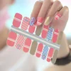 Non-toxic popular special pattern nail stickers, wholesale nail polish custom nail wraps, 3d nail art
