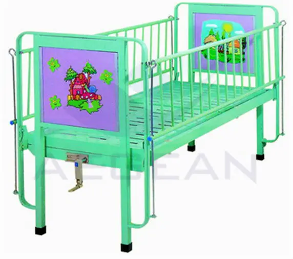 AG-CB002 Steel alloy handrail hospital baby crib furniture for kids