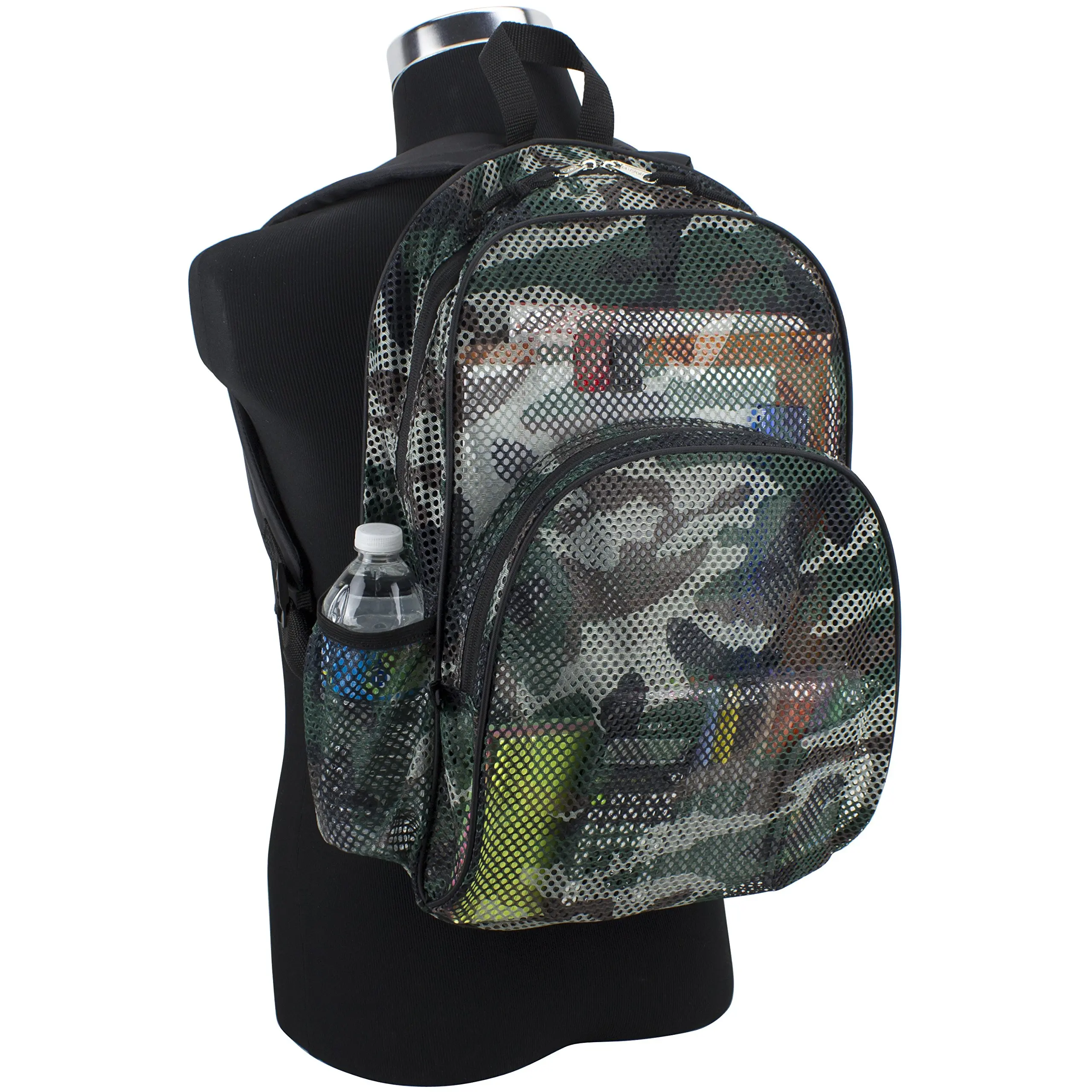 camo mesh bag