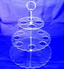 Wholesale Hanging Acrylic Ice Cream Cone Stand with 16 Cone Holder for Ices Popcorn Sweets Savories