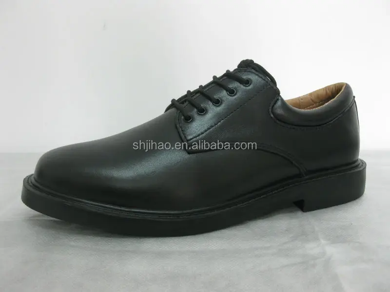 Black Leather High Gloss Men's Military Dress Shoes Buy Military Dress Shoes,High Gloss