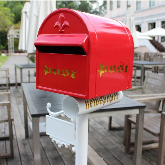 Modern Free Standing Mailboxes/outdoor Metal Letter Box/house Letterbox For Sales Buy Free