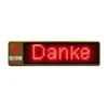 Custom Make Your Logo LED Pin Tag Flashing Digital Name Badge