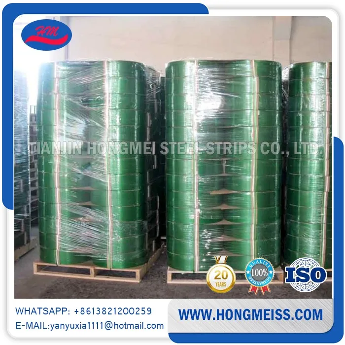 High Strength Industrial 16mm Green PET straps cord Pallet Strapping Belt for packing Wood
