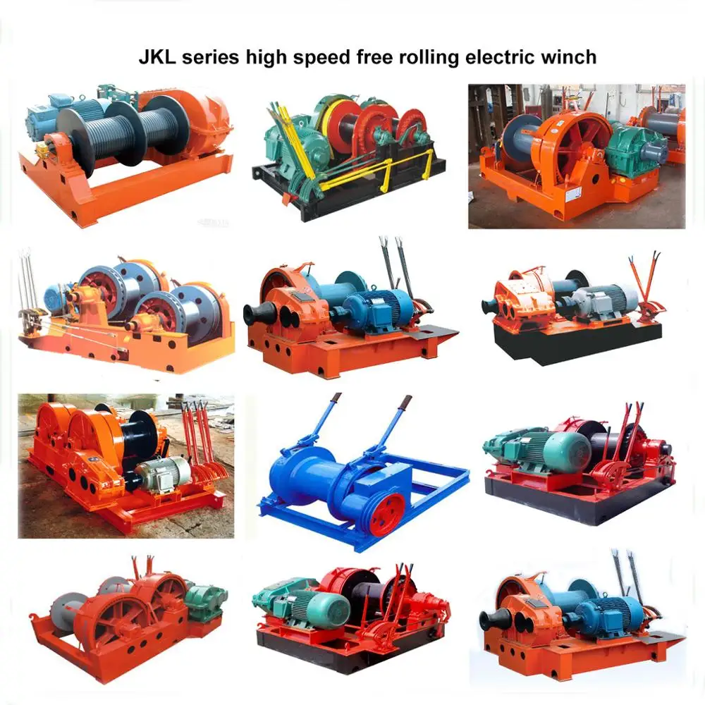 Jkl Series Hand Controlled Electric Piling Winch Machine Buy Hand