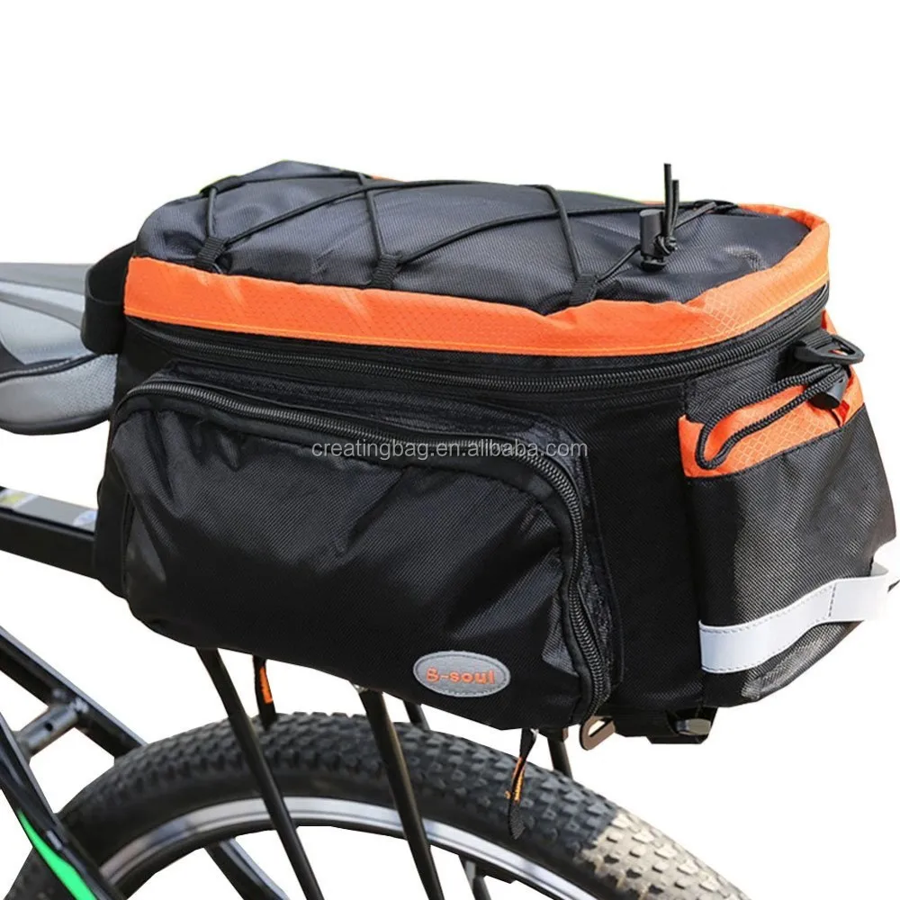 Bike Rear Bag thicker rack straps Lengthened Shoulder Strap waterproof Nylon 