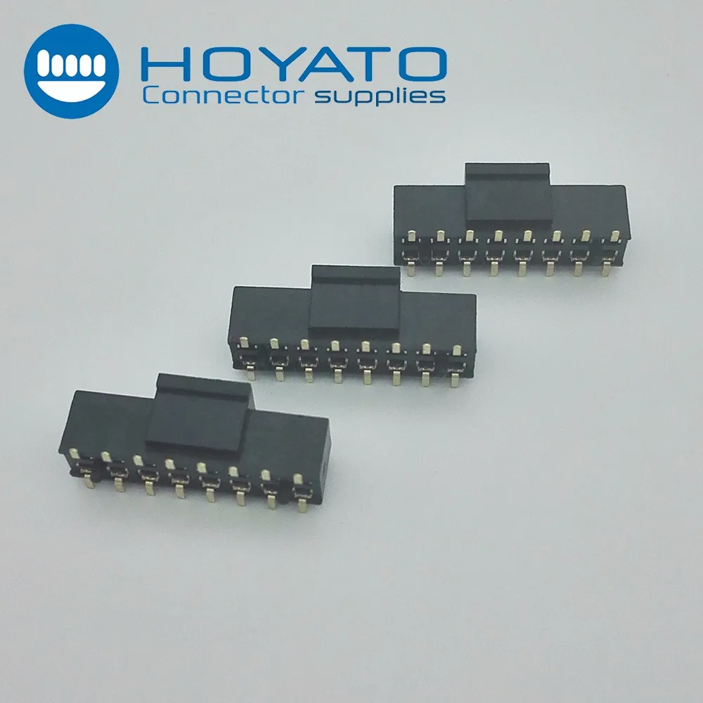 16 Pin Female Connector Box Header Connector 2.0mm Pitch Double Row Smt