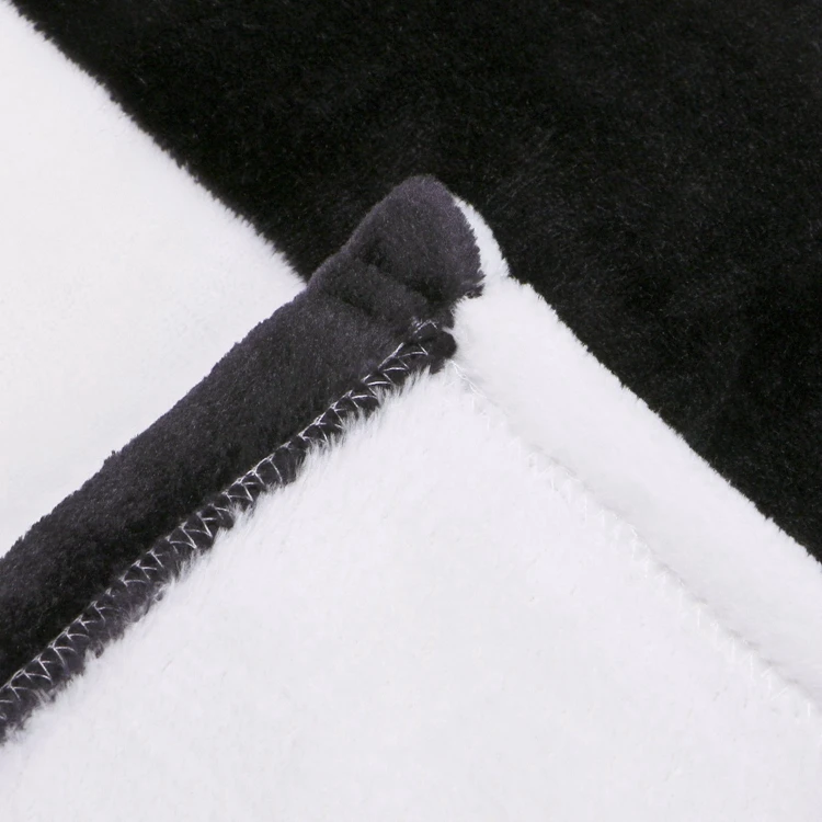 Black And White Stripe Flannel Throw Blankets Buy Black And White