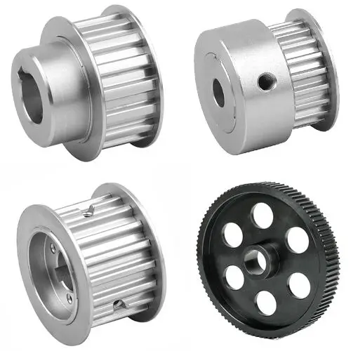 Aluminum Timing Drive Pulley With Bearings For Electric Dc Motors,Cheap ...