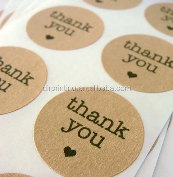 kraft paper stickers