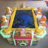 coin operated 4 players arcade electric fishing machine redemption game electronic simulator fish indoor amusement game machine