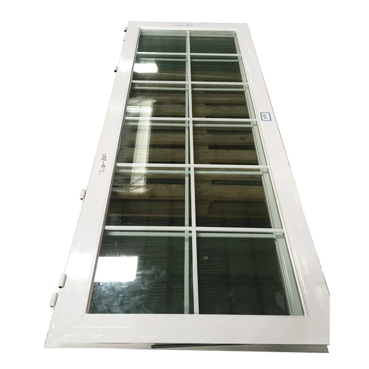 American style hurricane impact thermal break aluminium profile laminated tempered glass french casement window