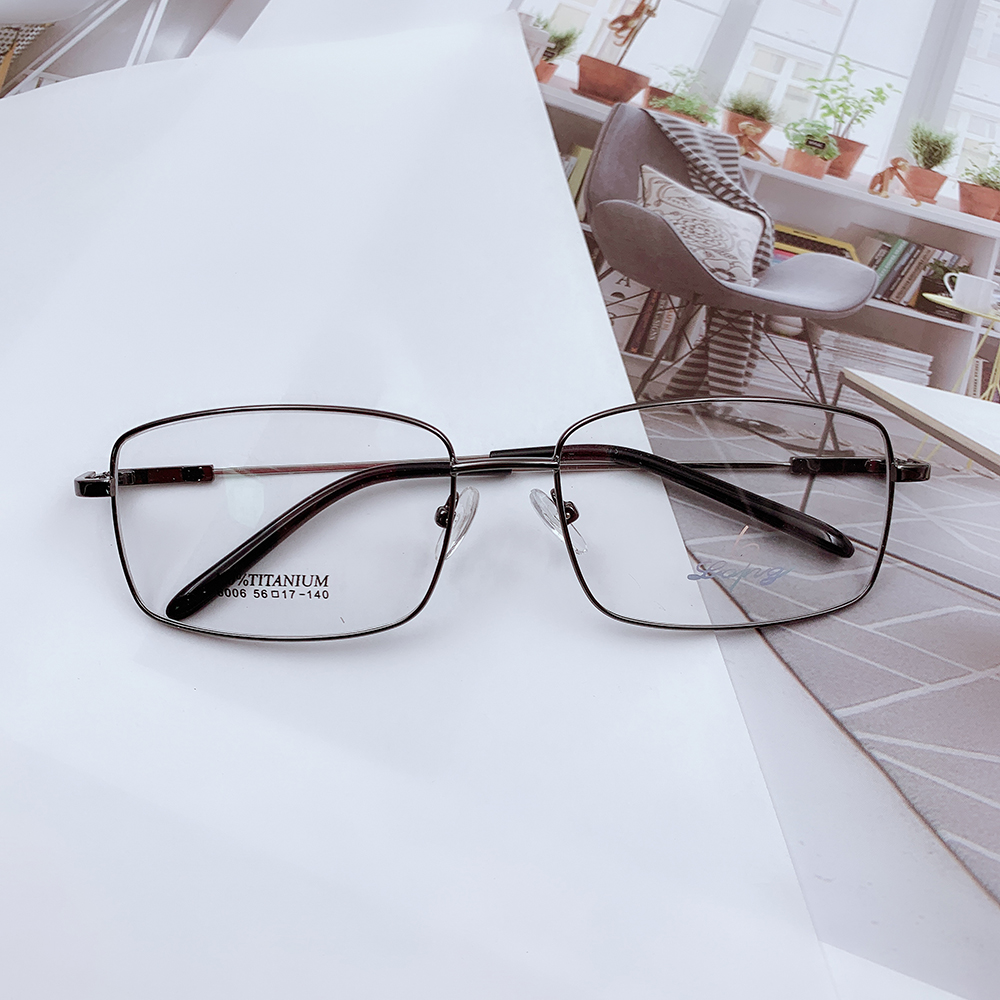 Memory Titanium Glasses Frame Optical Classic Men Fullframed Glasses