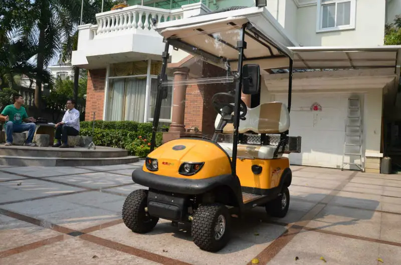 2 Seater Electric Golf Carts With Golf Cart Rain Cover (axd2g) With