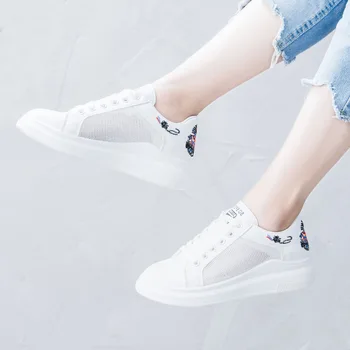 Shoes White Shoe Lady Casual Sneakers 